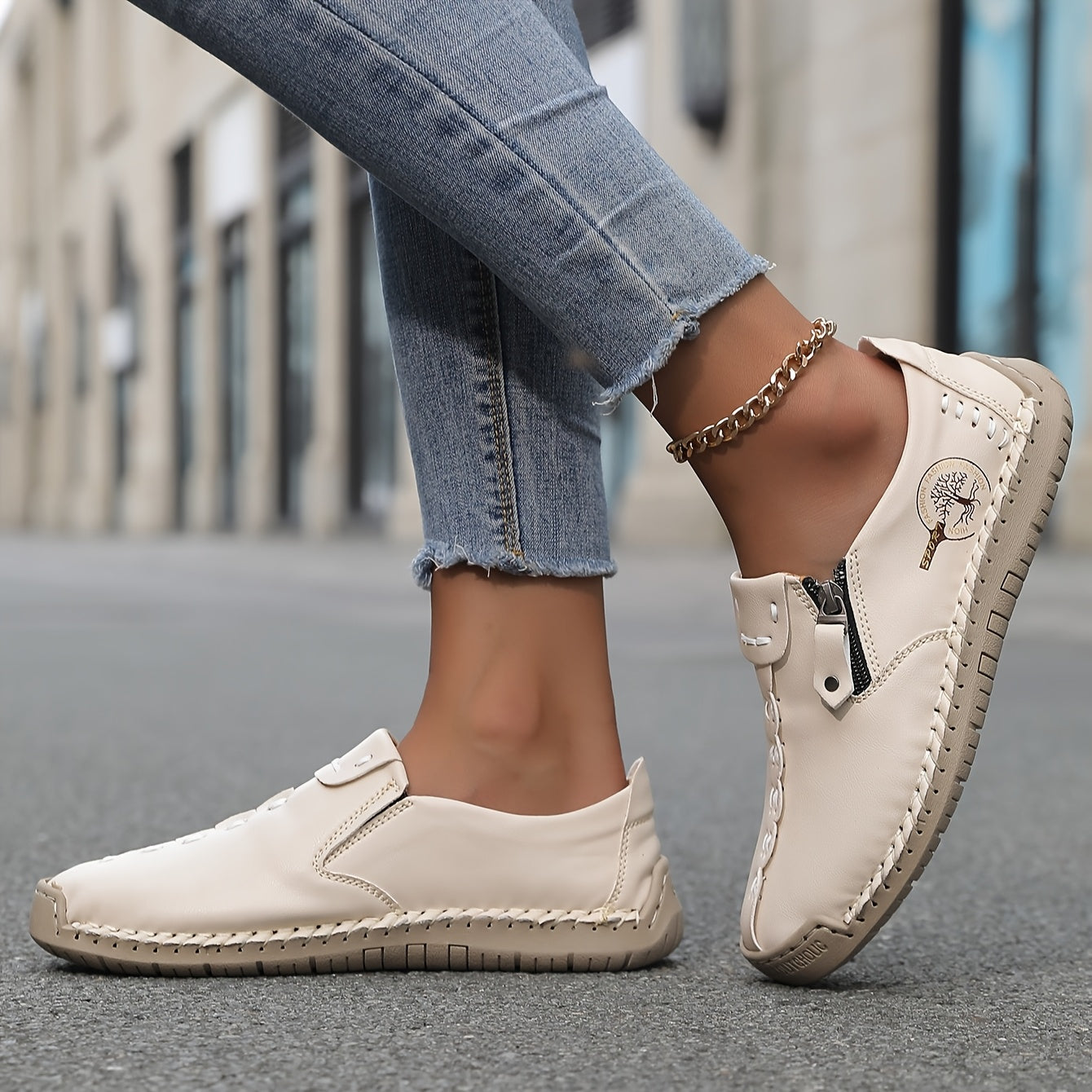 Soline™ – Chaussures en cuir confortables et légères pour femmes