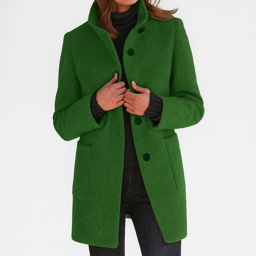 Noémie™ | Manteau femme à col montant