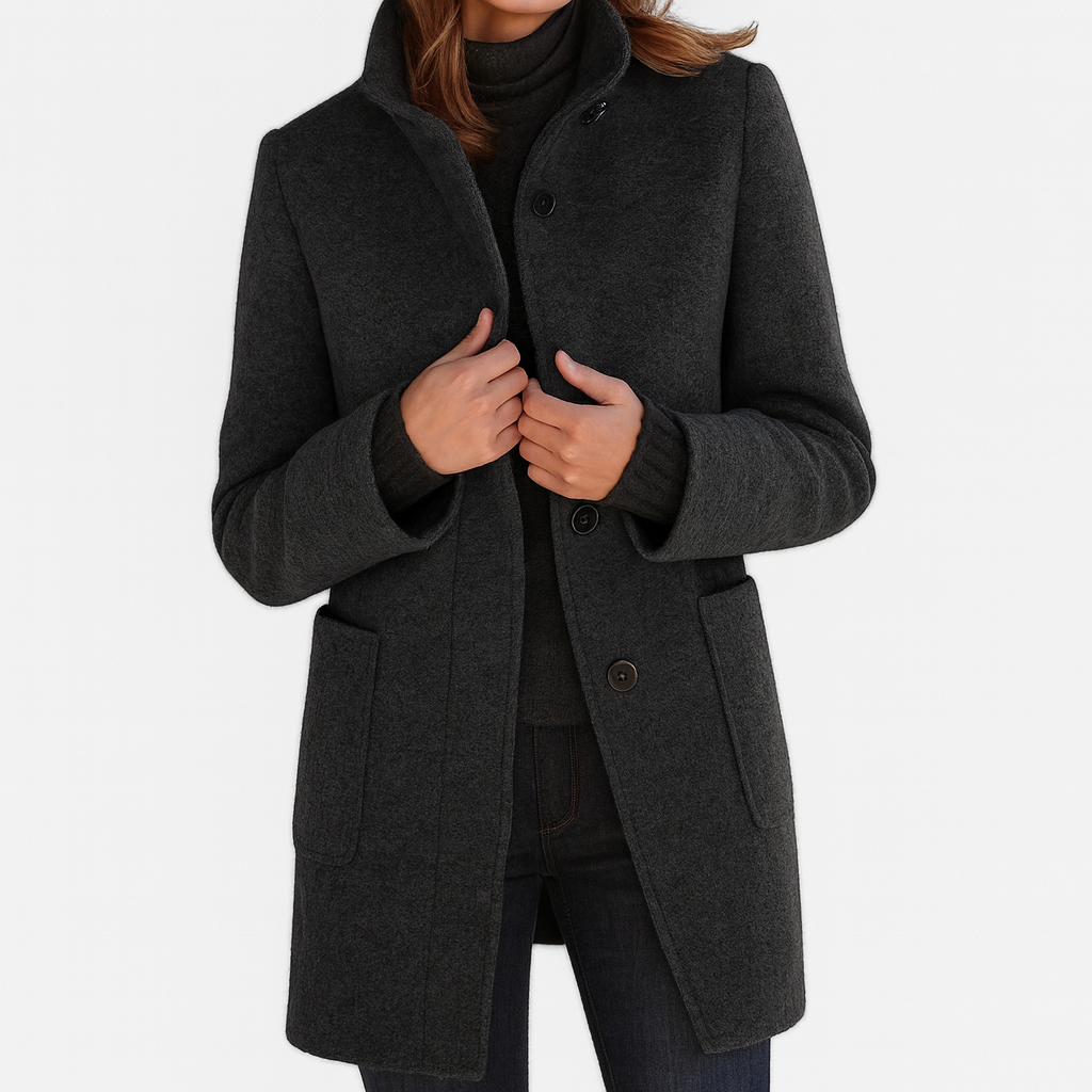 Noémie™ | Manteau femme à col montant