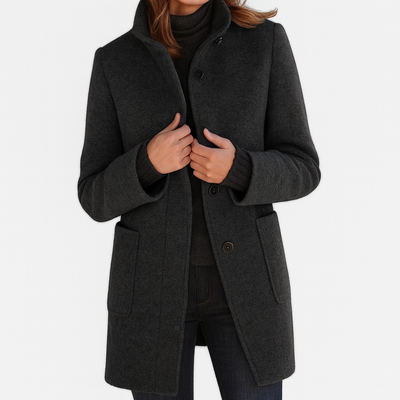 Noémie™ | Manteau femme à col montant