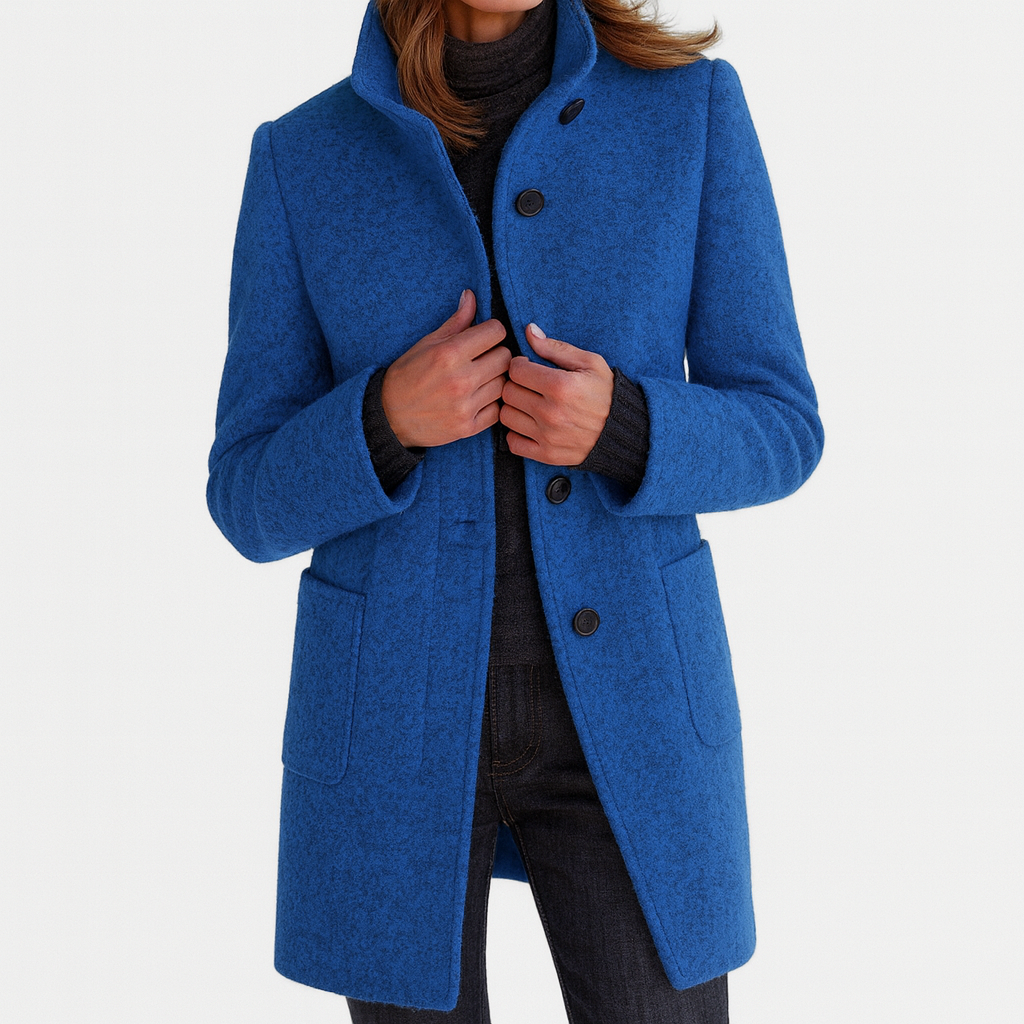 Noémie™ | Manteau femme à col montant
