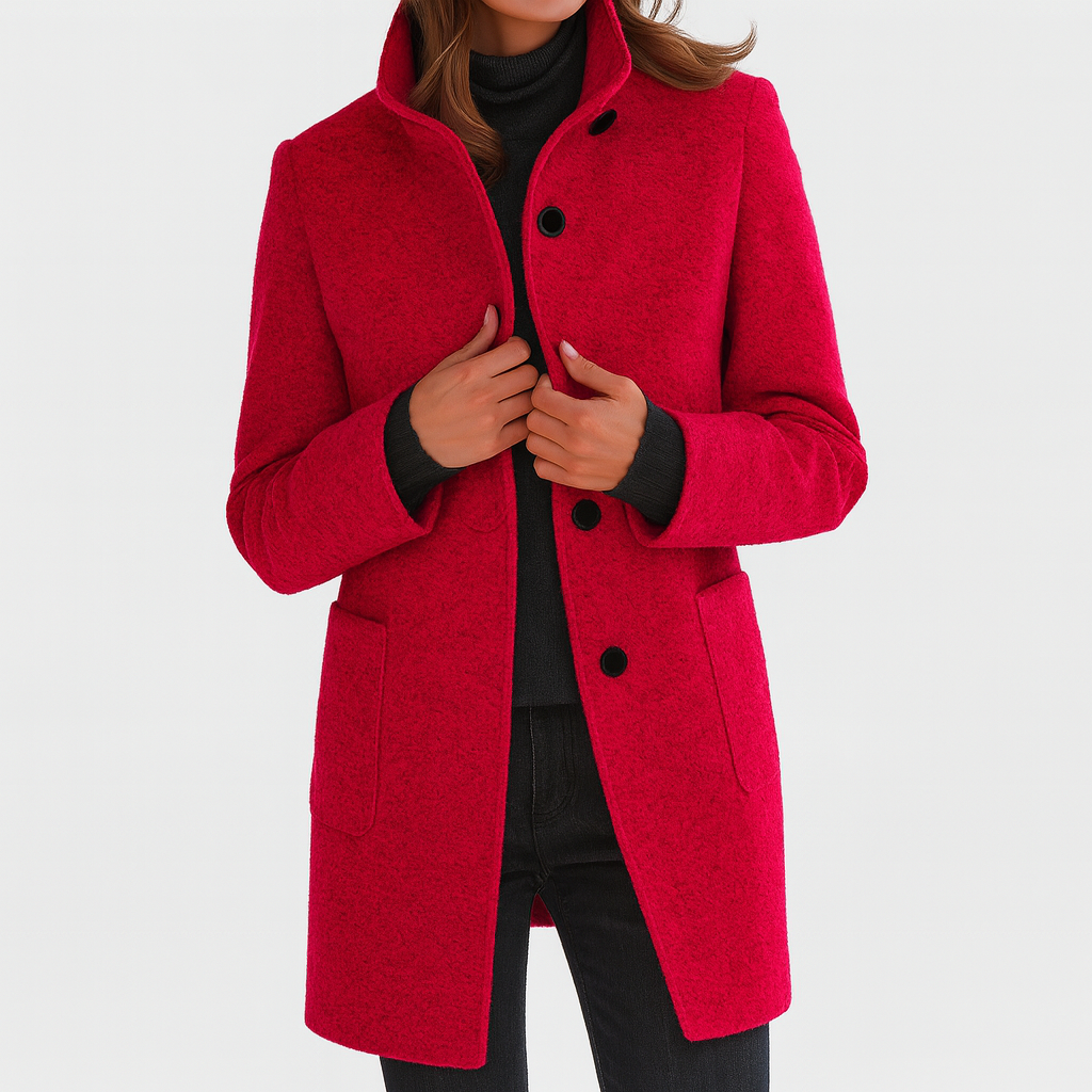 Noémie™ | Manteau femme à col montant