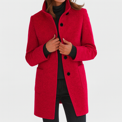 Noémie™ | Manteau femme à col montant