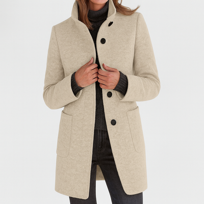 Noémie™ | Manteau femme à col montant
