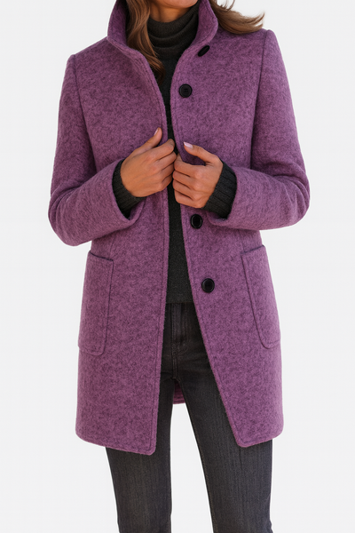 Noémie™ | Manteau femme à col montant