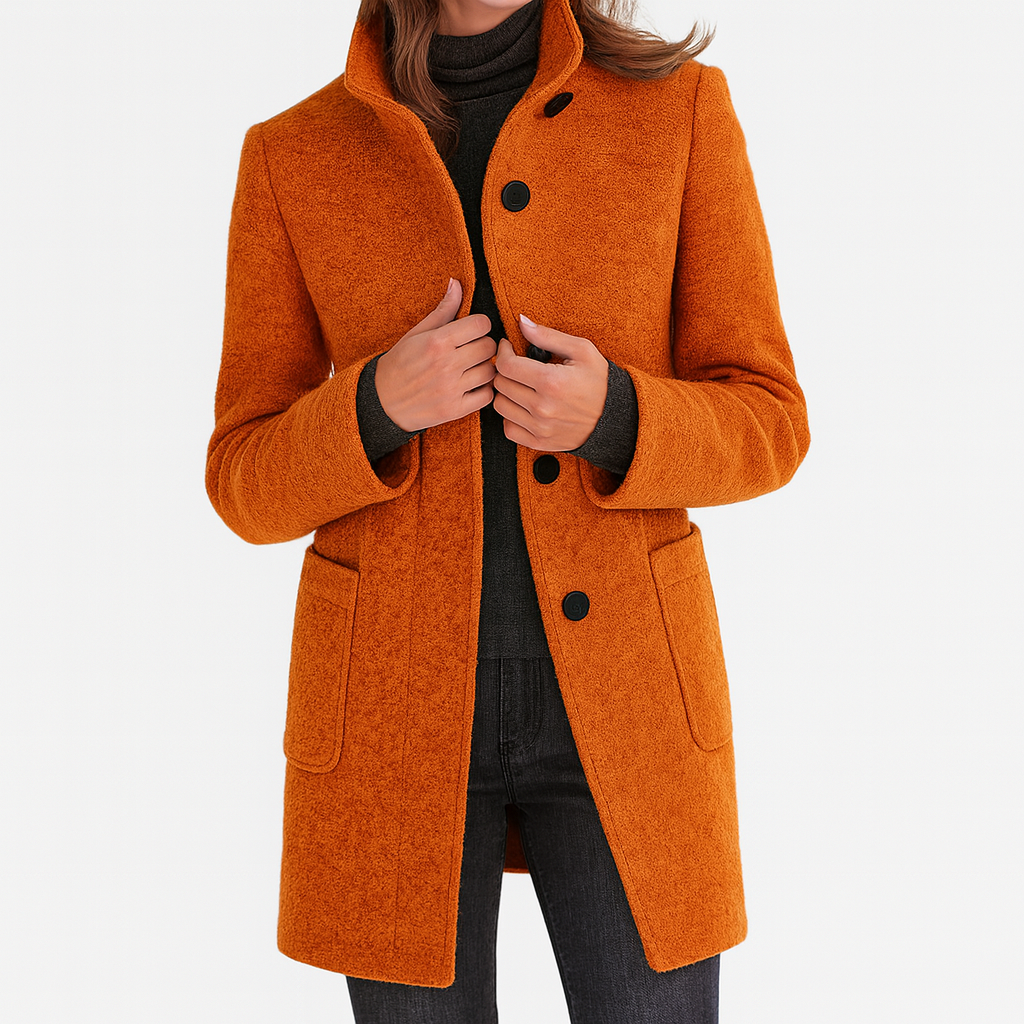 Noémie™ | Manteau femme à col montant