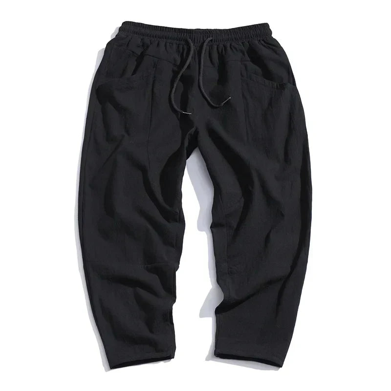 Kyoto – Pantalons Croppés en Lin