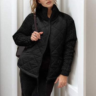 Veste Matelassée Norwegian Soft™ avec Détail Tricoté / Design Européen qui Épouse le Style !