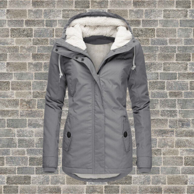 Winnie | Manteau en coton élégant et chaud avec doublure