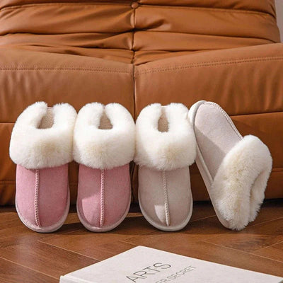 Chioraé – Chaussons en fourrure antidérapants pour l’hiver
