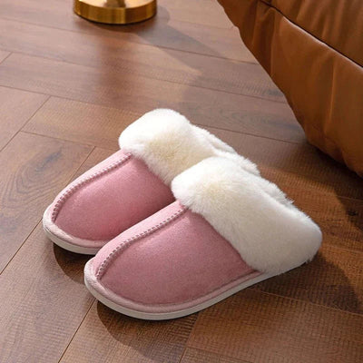Chioraé – Chaussons en fourrure antidérapants pour l’hiver