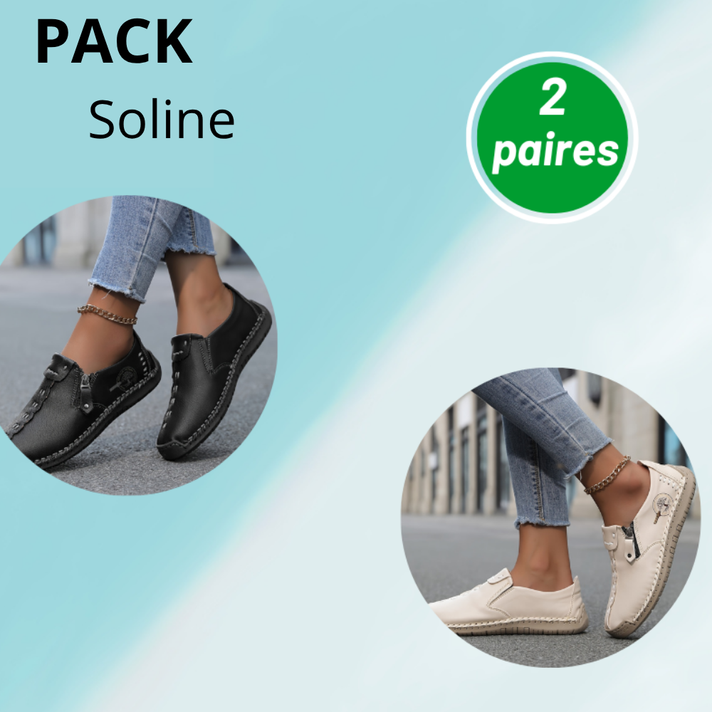Soline™ – Chaussures en cuir confortables et légères pour femmes