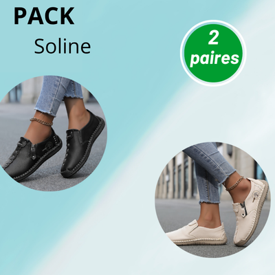 Soline™ – Chaussures en cuir confortables et légères pour femmes